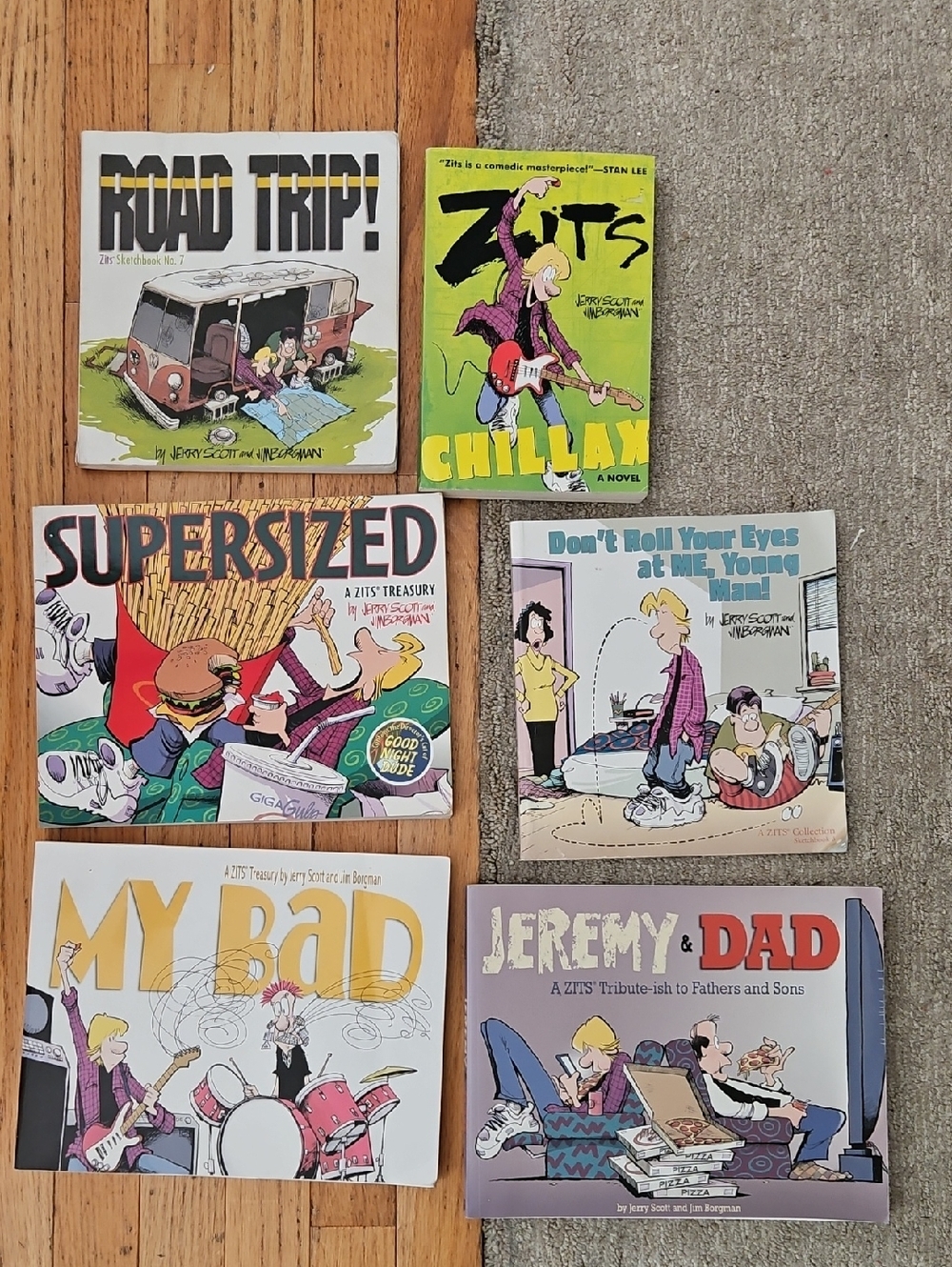 6 Zits Graphic Novel Bundle Jerry Scott Fun